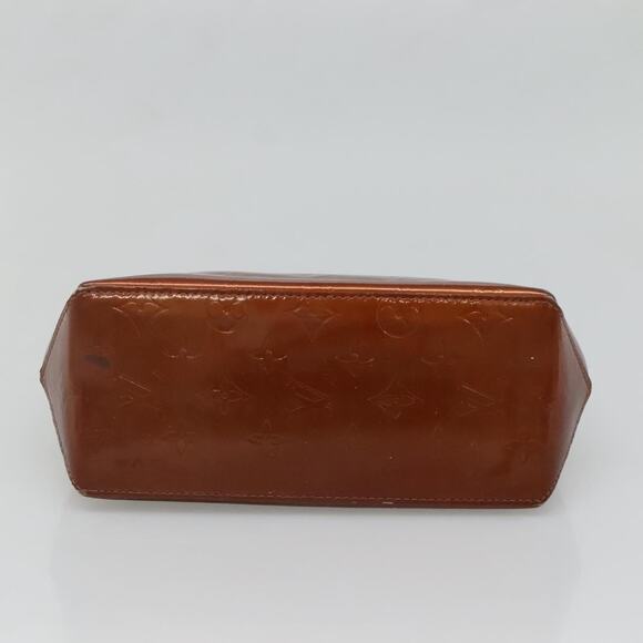 LOUIS VUITTON Monogram Vernis Reade PM Hand Bag Bronze M91146 - Picture 9 of 12